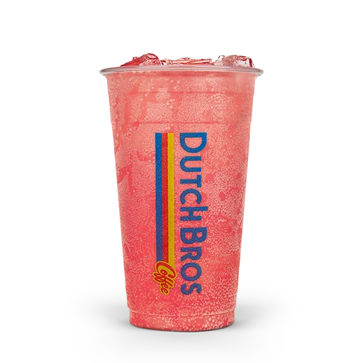 Blue Raspberry Soda Dutch Bros menu item