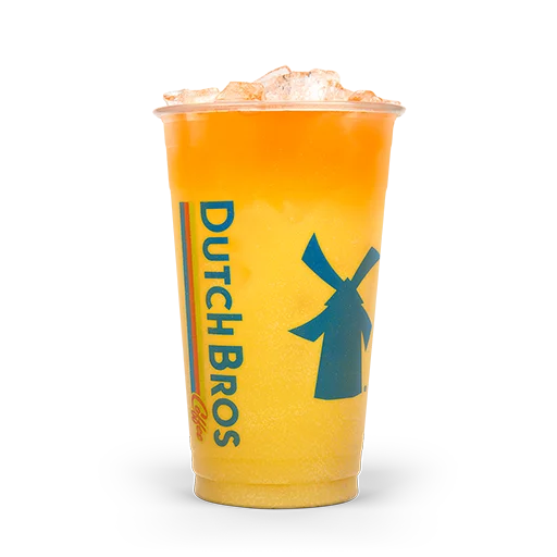 Peach Ring Rebel Dutch Bros menu item
